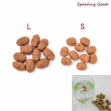 10 pçs tiger nuts carpa pesca suave flutuante tigre porca iscas pop up terminal enfrentar pellets isca de pesca iscas s l tamanhos 2024 - compre barato