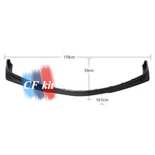 CF Kit Real Carbon Fiber Front Lip For EVO 8 Spoiler Splitter Bumper Car Styling 2024 - buy cheap