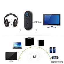 Bluetooth 4,0 аудио приемник передатчик мини стерео Bluetooth AUX USB 3,5 мм Джек ТВ ПК беспроводной адаптер 2024 - купить недорого