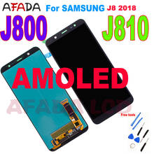 Pantalla LCD Super Amoled para móvil, montaje de digitalizador con pantalla táctil, AAA +, J8, J800, J8 2018, J810, J810Y, J810FN 2024 - compra barato