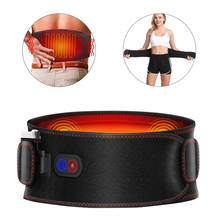 Electric Heating Waist Belt Wrap Relaxation Massage belt Waist Massager for Back Pain Relief Abdominal Muscle Slimming Body 2024 - buy cheap