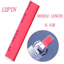 100pcs Free Shipping New 12Pin Manual Micro Needle Blades For Eyebrow Cosmetic/Tattoo 2024 - buy cheap