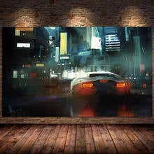 Graffiti Street View Sports Car Canvas Painting Posters and Prints Wall Art Pictures for Living Room Home Decor Cuadros Unframed 2024 - buy cheap