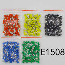 E1508 Tube insulating Insulated terminals 1.5MM2 100PCS/Pack Cable Wire Connector Insulating Crimp Terminal Connector E- 2024 - buy cheap