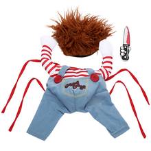 Pet Dog Halloween Clothes Dogs  a Knife Halloween Christmas Costume Novelty Funny Pet Cat Party Cosplay  Clothing 2024 - buy cheap
