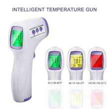 Non-contact Infrared Thermometer Forehead Temperature Measurement 3 Colors Backlight Digital LCD Display ℃/℉ Beep Fever Alarm 2024 - buy cheap
