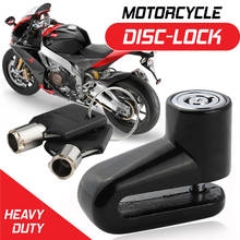 Black Motorcycle Bike Scooter Disc Lock Padlock Keyed Motorcycle Scooter Anti-theft Brake Disc Lock Motorcycle Security Lock 2024 - купить недорого