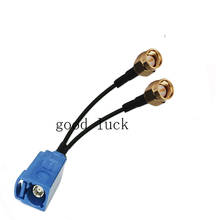 10pcs RG174 Cable Fakra C Female to 2 SMA Male Connector RF Pigtail GPS Antenna Extension Cable 10/15/20/30/50cm /1m 2024 - buy cheap