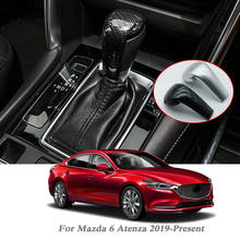 Car Handbrake Covers Sleeve ABS Cover Anti-slip Parking Hand Brake Grips Sleeve For Mazda 6 Atenza 2019-Present Auto Accessories 2024 - buy cheap