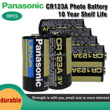 10pcs NEW Original Panasonic Lithium battery 3v 1550mAh CR123 CR 123A CR17345 16340 cr123a dry primary battery for camera meter 2024 - buy cheap