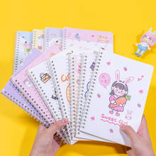 4pcs A5 Simple Thick Coil Notebook Loose-leaf Notebook Cute Korean Student Small Fresh Notepad Student stationery 2024 - buy cheap