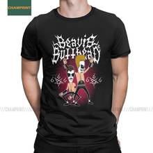 Camiseta divertida de Metal para hombres, camisa de dibujos animados de Beavis Buttheads, Heavy Metal, 90, música antigua, manga corta, 6XL 2024 - compra barato