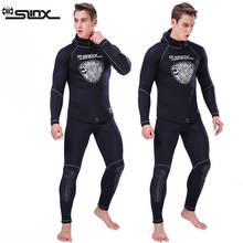 5MM Neoprene Wetsuit Men Diving suit Snorkeling Diving jacket & pants 2-pieces set Scuba spearfishing winter thermal swimsuit 2024 - buy cheap