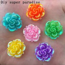 New DIY 20PCS 20mm AB Resin Cute Flower Flatback Stone Wedding Ornaments DIY Wedding Appliques Crafts. 2024 - buy cheap