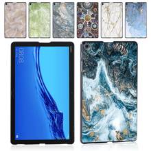 Tablet Cover for Huawei  MediaPad M5 10.8" Marble Pattern Ultra Thin Shockproof Back Shell for Huawei MediaPad M5 Lite 10.1" 2024 - buy cheap