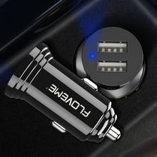 Cargador de coche USB Dual, adaptador de carga rápida QC para teléfono iPhone 12 11Pro Max 6 7 8 Xiaomi Redmi Huawei, Cargador Universal 2024 - compra barato