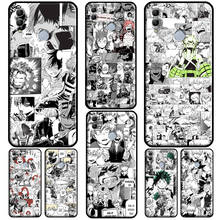 Funda de teléfono My Hero Academia Manga Collage BNHA para Huawei Honor 10X 8 9 10 Lite 20 10i 7X 4C 7C 6C 7A Pro 8X 9X 8A 9A 8S 9S 2024 - compra barato