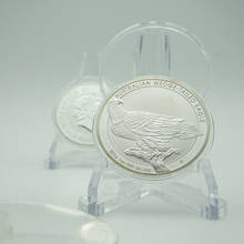 Monedas de águila de cola de cuña australiana, regalo de recuerdo de alta calidad, Elizabeth II, 1 Oz, 1 dólar, 2016 2024 - compra barato