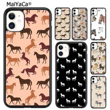 MaiYaCa Horses Pattern collage Phone Case Cover For iPhone SE 6s 7 8 plus X XR XS 11 12 13 pro max Samsung Galaxy S9 S10 shell 2024 - buy cheap