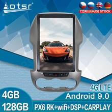 Radio con GPS para coche, reproductor Multimedia con Android, DVD, vídeo, 128GB, pantalla grande Tesla, unidad principal estéreo, para Ford Ranger / Ford F250 2024 - compra barato