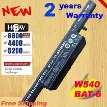 HSW New 6cell W540bat-6 battery for Licr19/66-2 6-87-w540s-4w41 W155u W540eu W54eu W550 W550eu W55eu W540 Series fast shipping 2024 - buy cheap