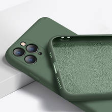 Чехол для iPhone 11 Pro Max, Защита камеры, мягкий жидкий силиконовый чехол, ударопрочный чехол для Apple iPhone 11 iPhone11, чехол для телефона 2024 - купить недорого