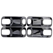 4pcs Car Door Handle Bowl Cover Trim Decor Carbon Fiber Style ABS Fit for Ford F-150 F150 2017 2018 2019 2020 2024 - buy cheap