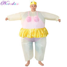 Halloween Performance Costume Ballet Hula Fat Man Stage Property Cosplay For Woman Man Company Party Inflatable Costume 2024 - buy cheap