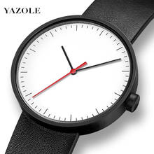 Mens Watches Top Brand Luxury Famous YAZOLE Quartz Watch Leather Waterproof Sport Men's Watch Clock Reloj Hombre Erkek Kol Saati 2024 - buy cheap