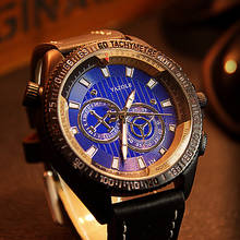 Мужские повседневные спортивные часы YAZOLE, синие брендовые Роскошные военные кожаные Наручные часы, мужские часы Relogio Masculino Montre Homme 2024 - купить недорого