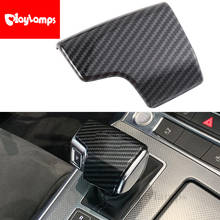 Car Styling automatic speed gear shift knob head carbon fiber covers Stickers For Audi A6 C7 2012-2019 Interior Auto Accessories 2024 - buy cheap