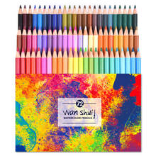 72 акварельных карандаша набор-Премиум художника Lead 72 яркие цвета без дубликатов предварительно заточенные цветные карандаши идеально подходят для раскрашивания 2024 - купить недорого