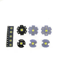 Cree XLamp-diodo emisor de luz LED de alta potencia, XM-L2 XML2 T6, 10W, blanco frío, 6500K, para linterna, PCB blanco o negro de 16mm 2024 - compra barato