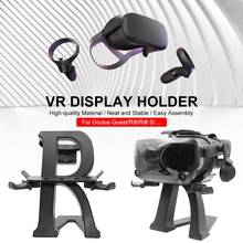 Soporte de Vr, soporte de exhibición de auriculares y Estación para controladores de prensa de auriculares Oculus Go / Rift /Oculus Rift S / Quest Oculus Quest 2024 - compra barato