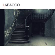 Laeacco Old Vintage Stairwell Stairs Brick Wall Cement Floor Photographic Backdrop Photography Background Photo Studio Photocall 2024 - buy cheap