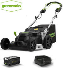 Greenworks cortador de grama, bateria de lítio, coletor de capinador elétrico para grama, 82v 1000w, ferramenta de jardim 2024 - compre barato