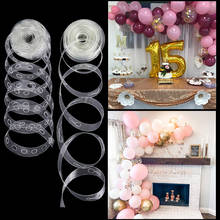 Cadena de arche para globos de 5m, decoración para fiesta de cumpleaños, boda, baby shower, globo de fiesta, guirnalda de fondo, accesorio de fiesta 2024 - compra barato
