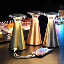 Thrisdar-Lámpara LED inalámbrica para mesa de Bar, luz nocturna recargable con batería portátil, para restaurante, café, dormitorio y mesita de noche 2024 - compra barato