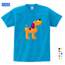 Kids Summer Cartoon Dog T-shirts Boys Girls Cute Tshirts Costume Child Casual Tee Top Clothes Top Children's Clothes Fashion 2024 - buy cheap