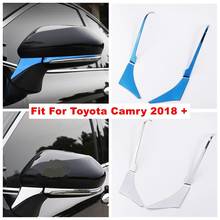 Rearview Mirror Anti-rub Rubbing Edge Guard Scratch Lower Strip Cover Trim For Toyota Camry XV70 2018 - 2022 Stainless Steel 2024 - buy cheap