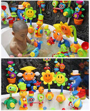 Kids Shower Bath Toys Cute Yellow Duck Waterwheel Elephant Toys Baby Faucet Bathing Water Spray Tool Dabbling Toy 2024 - buy cheap