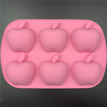 6 Holes Fruit Shape Silicone Cake Mold For Sugar Chocolate Cake Mousse Moulds Pastry Baking Tools 2024 - buy cheap