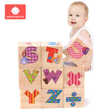 Wooden 3D Puzzle Jigsaw Wooden Toys Geometric Shapes Puzzle Colorful Cubes Kindergarten Educational Toys Digital shape Alphabet 2024 - buy cheap