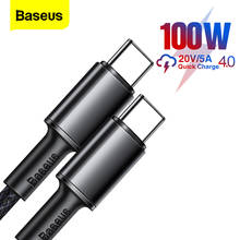 Кабель зарядный Baseus, USB Type-C на USB Type-C, 5 А, 100 Вт 2024 - купить недорого