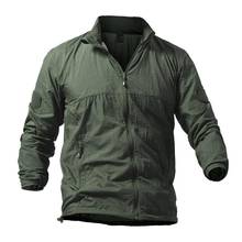 Летняя Солнцезащитная дышащая ультра-тонкая быстросохнущая военная форма, одежда, флисовая куртка, Мужская тактическая дышащая армейская куртка 2024 - купить недорого