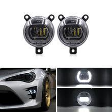 Anillo de Halo DRL CANbus blanco para Subaru BRZ 2017, parachoques delantero Led antiniebla de conducción, para Toyota GT86 2017- 2024 - compra barato