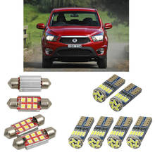 Luces led interiores súper brillantes para coche Ssangyong actyon sports 1 qj, accesorios para coche 2024 - compra barato