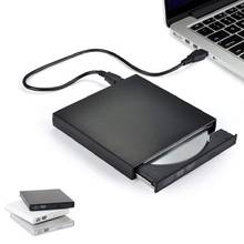 Acionador externo de dvd ótico para laptop, unidade externa de dvd para laptop usb de alta velocidade cd vcd dvd player drive óptico para gravar ganchos 2024 - compre barato