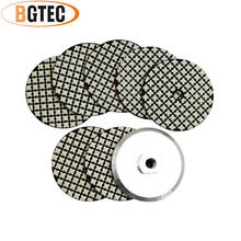 BGTEC-almohadilla de pulido de diamante seco, disco de pulido de 4 ''con base de aluminio M14, 100mm, 50-3000, 7 unidades 2024 - compra barato