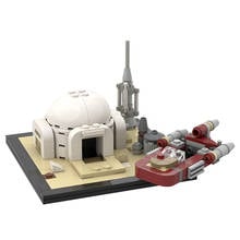 Juego de bloques de construcción de Star Space Wars para niños, juguete de construcción con ladrillos, serie Star Space Wars, MOC, pueblo del desierto, Mos, Eisley 2024 - compra barato